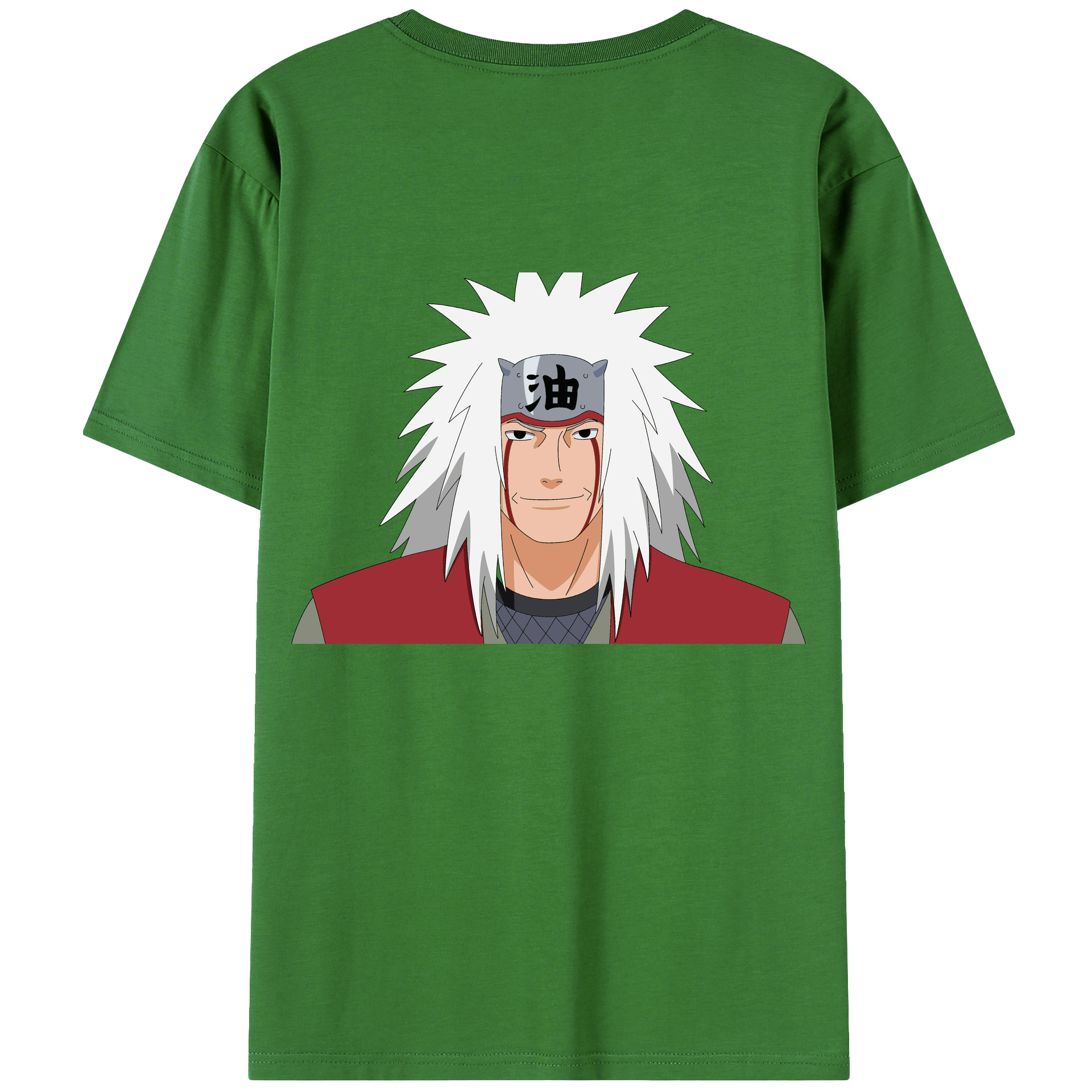 （画像用） NARUTO -ナルト- 自来也（じらいや） Jiraiya レディース半袖Tシャツ(バックプリント)